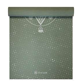 Gaiam Celestial Green Yoga Mat 5 mm Classic Printed