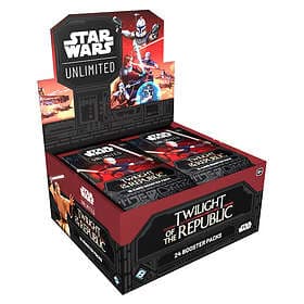 Star Wars Unlimited Twilight of the Republic Booster Display