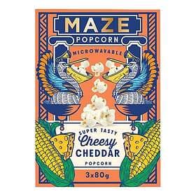 Maze Popcorn Cheesy Cheddar 3x80g