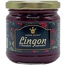 Nordic Crown Lingon & Granskott Marmelad 210g