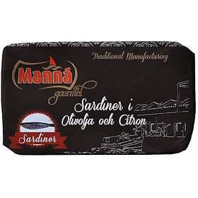 Manná Sardiner i Olivolja med Citron 120g