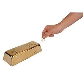 Kikkerland Ceramic Gold Bar Coin Bank (PB17)