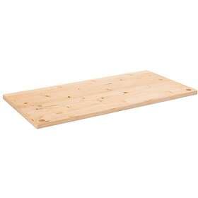 vidaXL Skrivbordsskiva 100x60x2,5 cm massiv furu