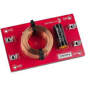Dayton Audio 2,5k-HPF-8, 2500Hz högpassfilter 12dB/okt 8ohm
