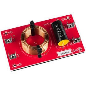 Dayton Audio 3k-LPF-4, 3000Hz lågpassfilter 12dB/okt 4ohm