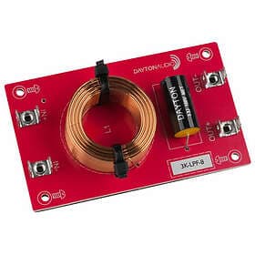 Dayton Audio 3k-LPF-8, 3000Hz lågpassfilter 12dB/okt 8ohm