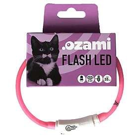 Ozami Halsband Flash LED Rosa 35 cm