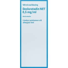Desloratadin NET oral lösning 0,5 mg/ml 120 ml