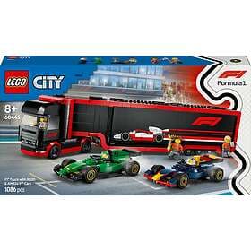 LEGO City 60445 F1® Truck with RB20 & AMR24 F1® Cars