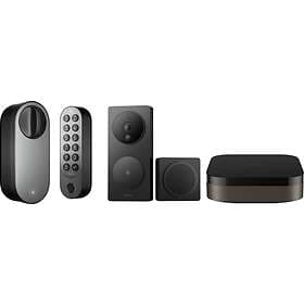 Aqara Startpaket Smart lås U200 Svart, Videodörrklocka G4 och Hub M3