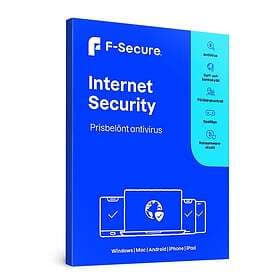 F-Secure Internet Security 2 år, 1 enhet (vid av dator)