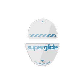 Superglide Glas Skates till Logitech G303 Shroud Edition Vit