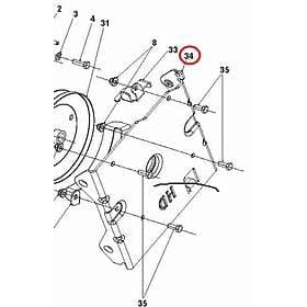 Husqvarna Inmatningshus Fäste 5015954-02