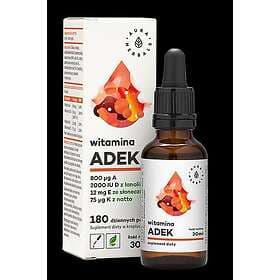 Aura Herbals Vitamin ADEK A + D3 2000Iu + E + K2 30ml