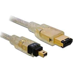 DeLock Firewire 6-Pin - 4-Pin 1m