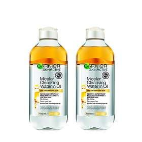 Garnier Micellar Cleansing Water In Oil For Dry & Very Dry Skin 2 x 400ml