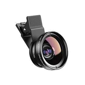 Apexel Mobile lens APL-0,45XWM 0,45x wide angle+12,5x macro lens (black)