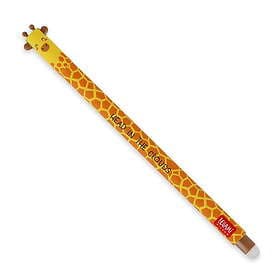 Bläck Suddbar gelpenna giraff med svart , 0,7 mm spets