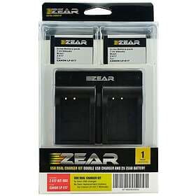 Zear 2 st batterier motsv. Canon LP-E17
