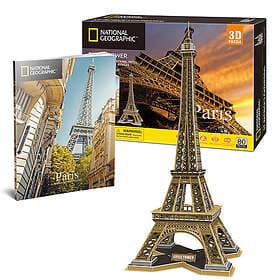 Cubic Fun National Geographic Paris Eiffel Tower 3D Puzzle