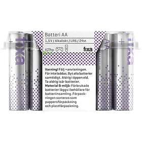 Fixa AA LR6 Batterier 24 st