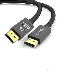 NÖRDIC DP-615 DisplayPort - DisplayPort DP80 UHBR20 80Gbps 1,5m