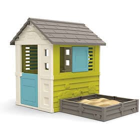 Smoby Maison Square lekstuga med sandlåda