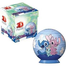 Ravensburger 3D Pussel: Stitch & Friends Turkos 55 Bitar