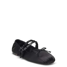 Mango Satin Ballet Flats With Studs (Dam)