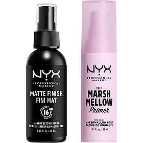 NYX Professional Makeup Prep & Set Marshmellow Primer + Setting Spray Matte Finish