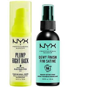 NYX Professional Makeup Plump Right Back & Setting Spray Set