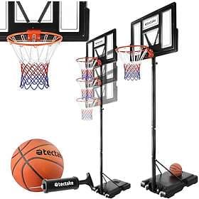 TecTake Basketkorg Dirk höjd 230 -305cm