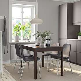 IKEA EKEDALEN KARLPETTER bord och 4 stolar 120/180x80 cm