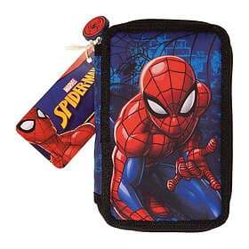 Marvel Spider-Man Dubbelpennfodral, Blå