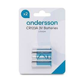 Andersson CR123A Lithium 2-pack