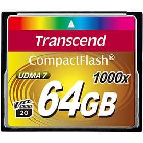 Transcend Compact Flash 1000x 64GB