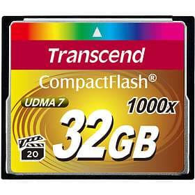 Transcend Compact Flash 1000x 32GB