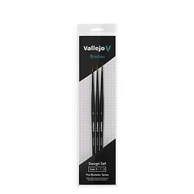 Vallejo Brush: Design Set Natural Hair (0 1 2)