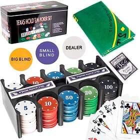 Pokerset Texas Hold'em Poker Set 200 Marker