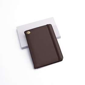 xTool PU Patch Passport Holder Brun till Guld