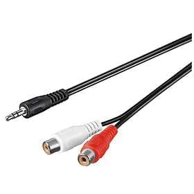 Goobay 3.5mm - 2RCA M-F 0,2m