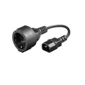MicroConnect IEC C14 - CEE 7/4 M-F 0,75m