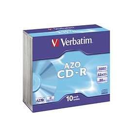 Verbatim CD-R 700MB 52x 10-pack Slimcase