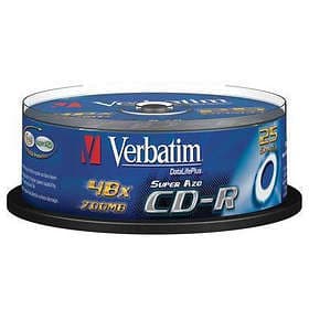 Verbatim CD-R 700MB 52x 25-pack Spindel