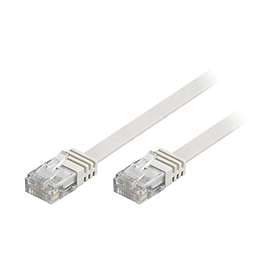 Deltaco Flat U/UTP Cat6 RJ45 - RJ45 1,5m