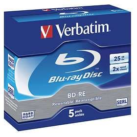 Verbatim BD-RE 25GB 2x 5-pack Jewelcase