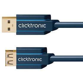 ClickTronic Casual USB A - USB A M-F 3.0 1,8m