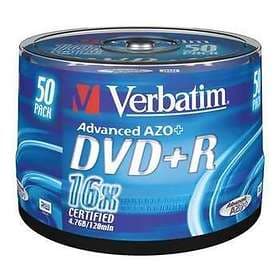 Verbatim DVD+R 4,7GB 16x 50-pack Spindel