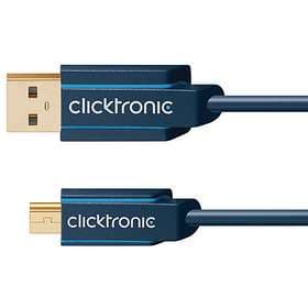 ClickTronic Casual USB A - USB Mini-B 2.0 1m