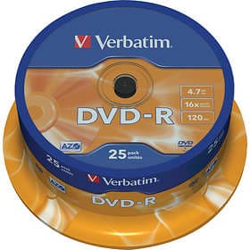 Verbatim DVD-R 4,7GB 16x 25-pack Spindel